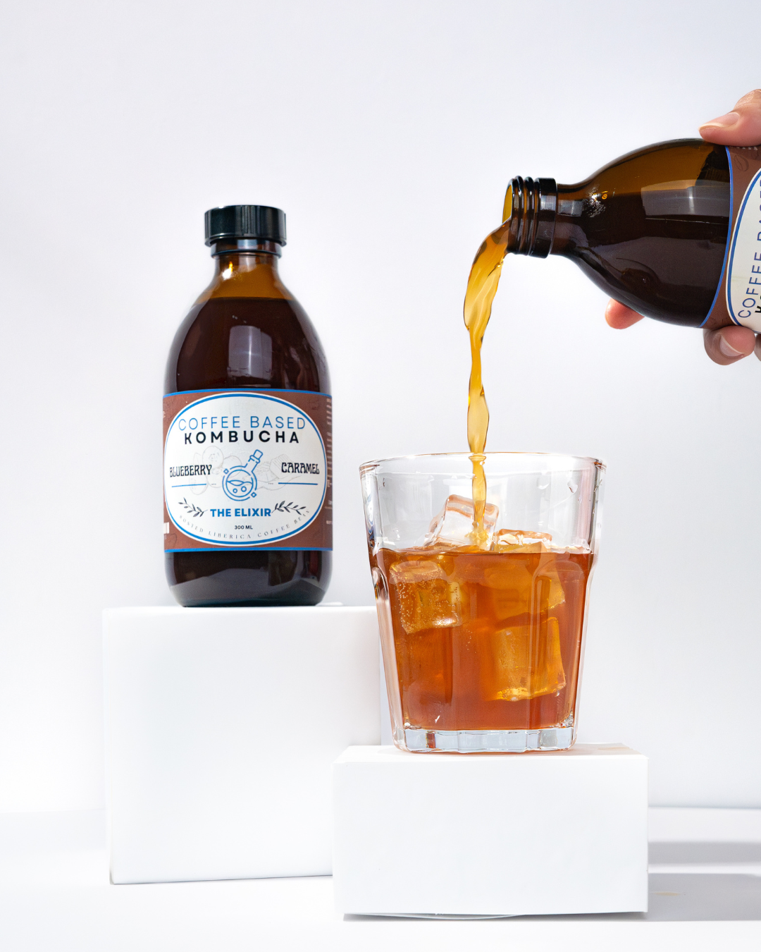 ☕Blueberry & Caramel Coffee Kombucha