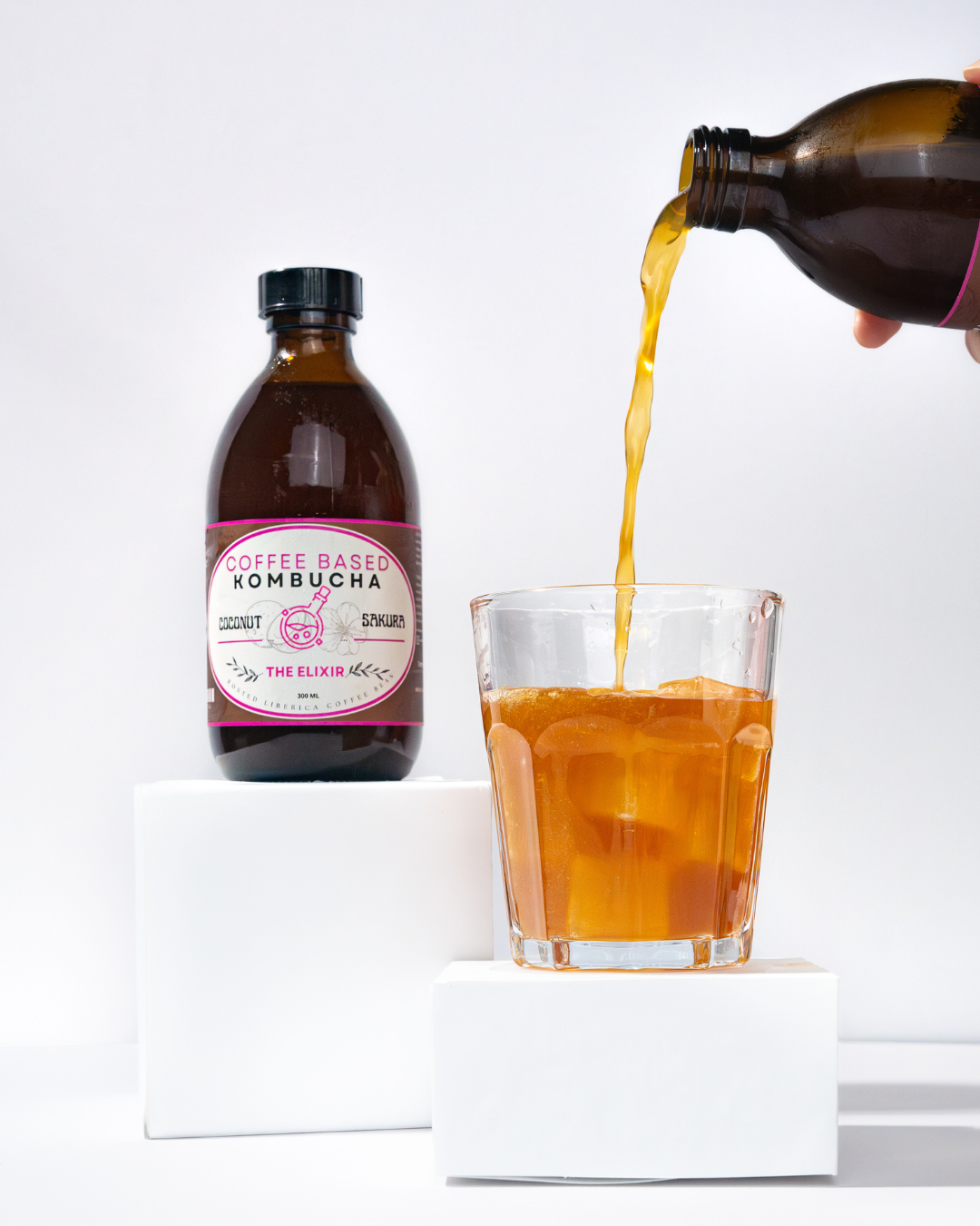 ☕Coconut & Sakura Coffee Kombucha