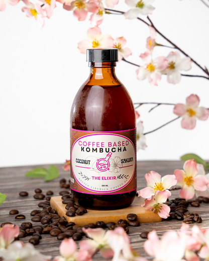 ☕Coconut & Sakura Coffee Kombucha
