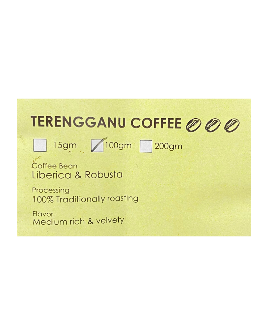 Terengganu Liberica & Robusta Coffee