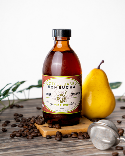 ☕Pear & Cinnamon Coffee Kombucha