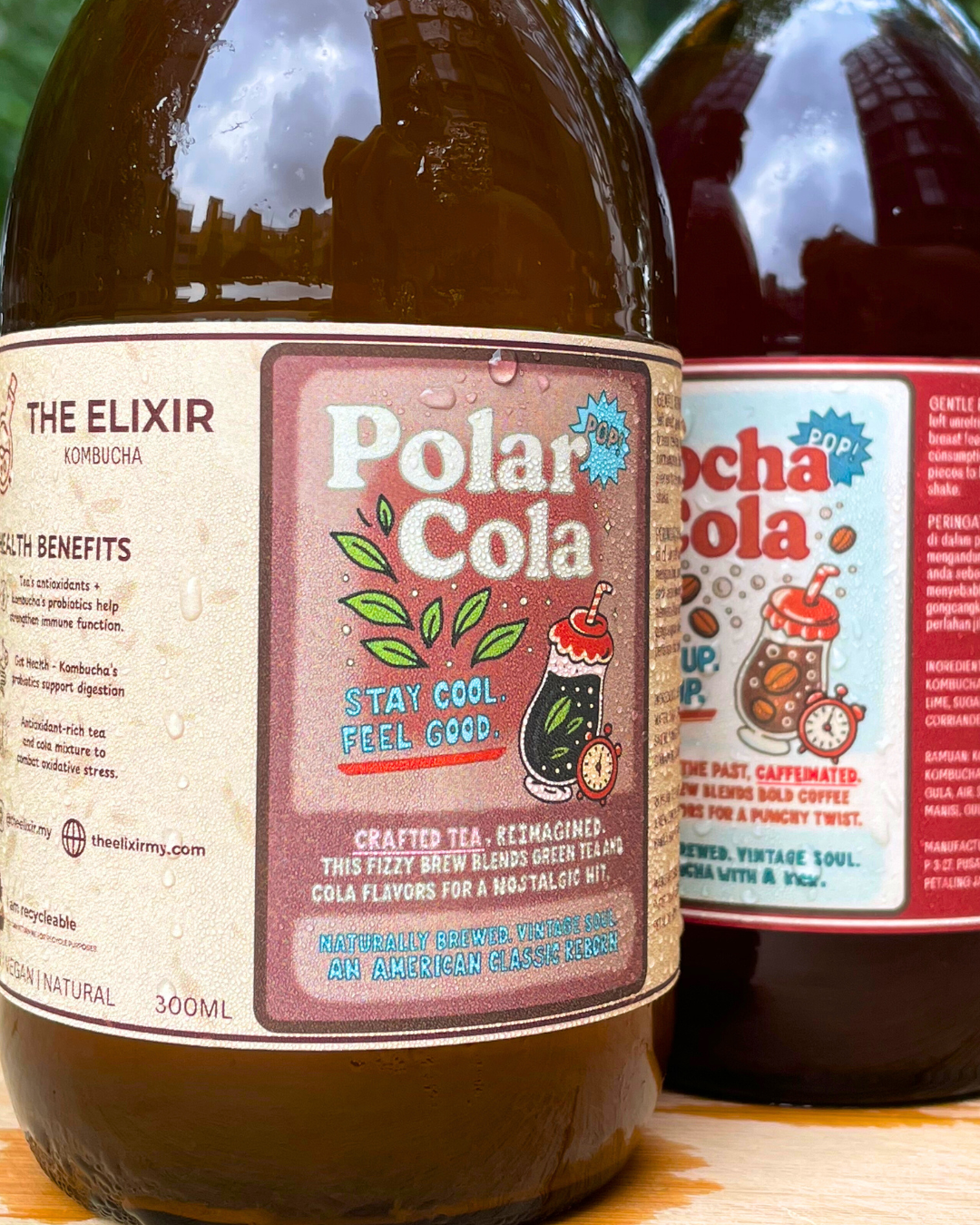 🍃Polar Cola - Seasonal Tea Kombucha